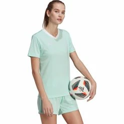 Nieuw ⭐ Adidas Entrada 22 Training 👚 Shirt Dames 😉 -Indian Maharadja Shop 147088 3 4